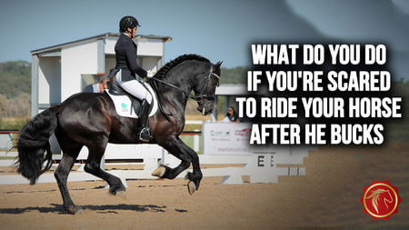 How do you get your confidence back if your horse bucks?