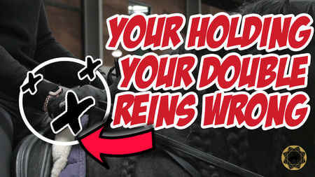 The correct way to hold the double reins | Dressage Mastery TV Ep 300
