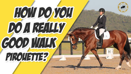 How do you do a really good walk pirouette? | Dressage Mastery TV Ep 308