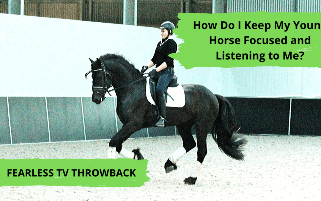 How Do I Keep My Young Horse Focused and Listening To Me?| FearLESS Friday Throwback