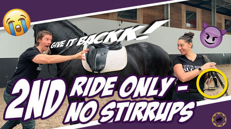 Phil’s 2nd Ride only and No Stirrups! | Dressage Mastery Episode 320