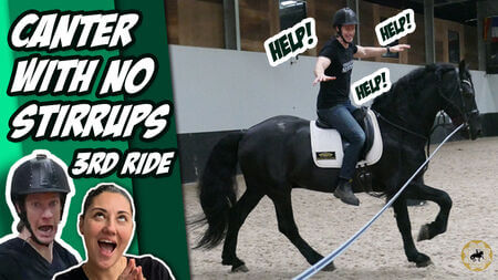 Phil’s 3rd Ride and Cantering without Stirrups!| Dressage Mastery Episode 321