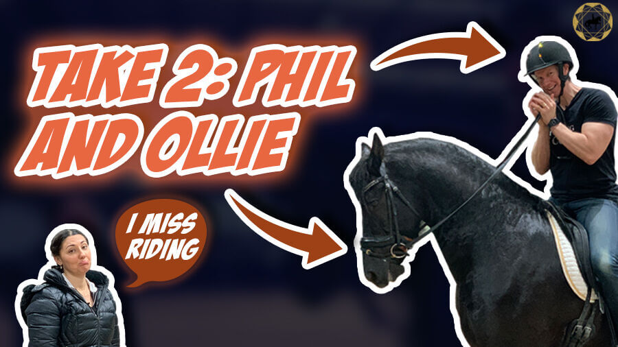 Fingers crossed for this ride (Newbie tries stallion again)| Dressage Mastery Episode 327