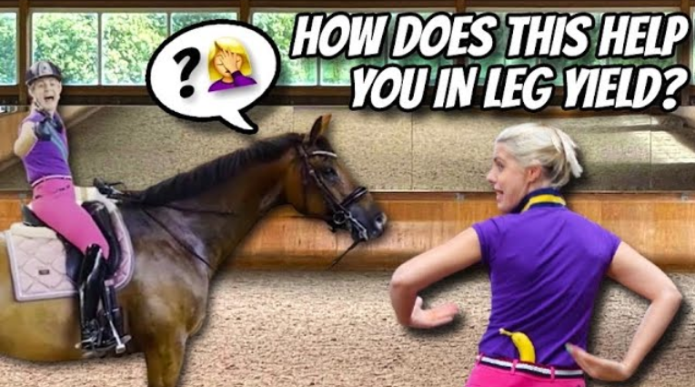 THE SECRET TO A SOFTER HORSE! How Does This Help You In Leg Yield? Horse Riding Lessons