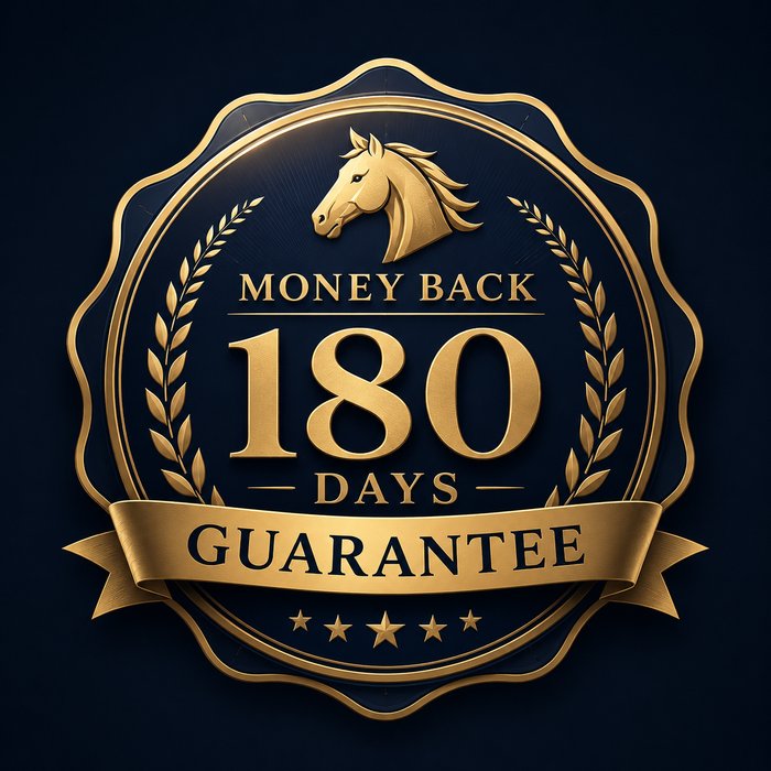 180-day money-back guarantee